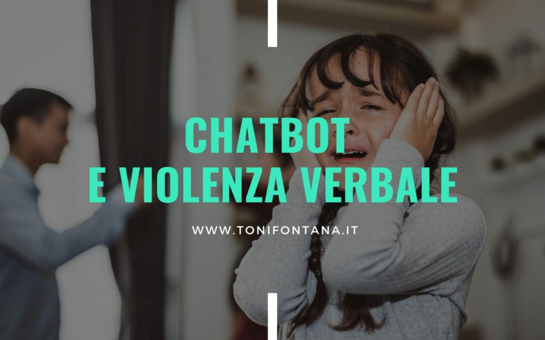 Chatbot e violenza verbale