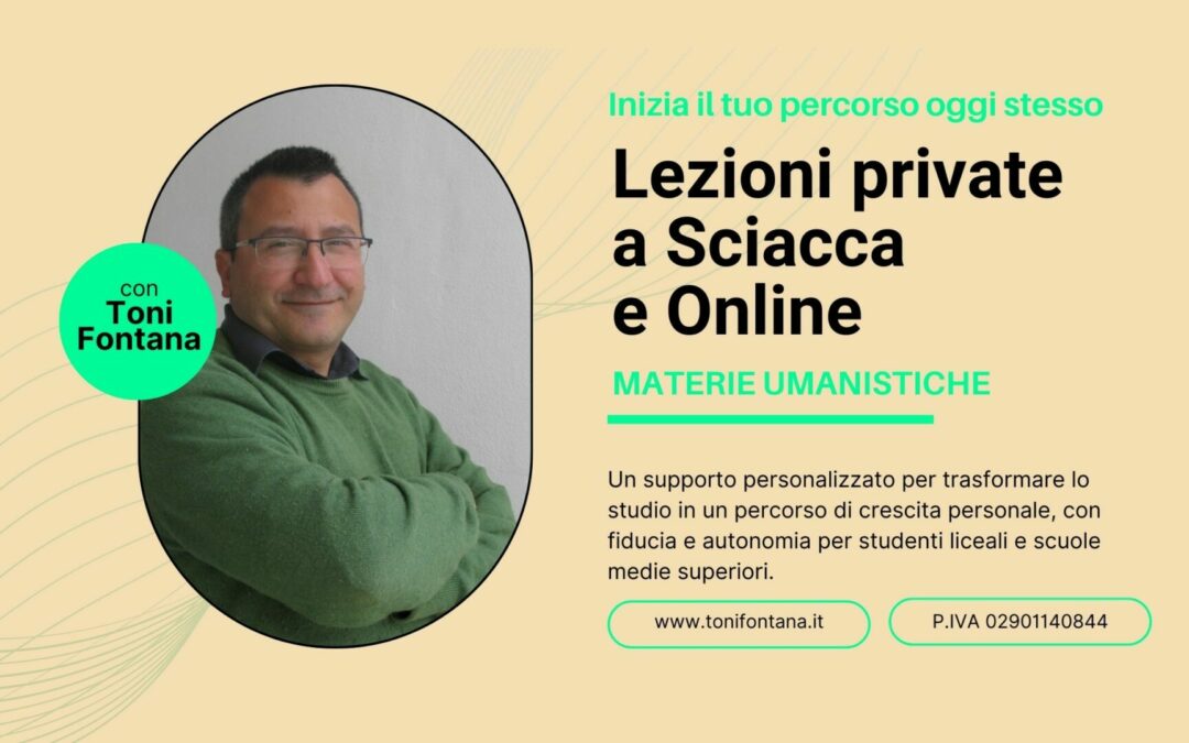 Lezioni private a Sciacca e Online