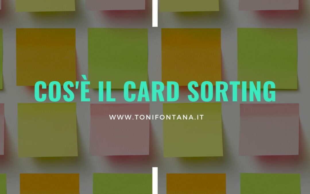 Cos’è il card sorting